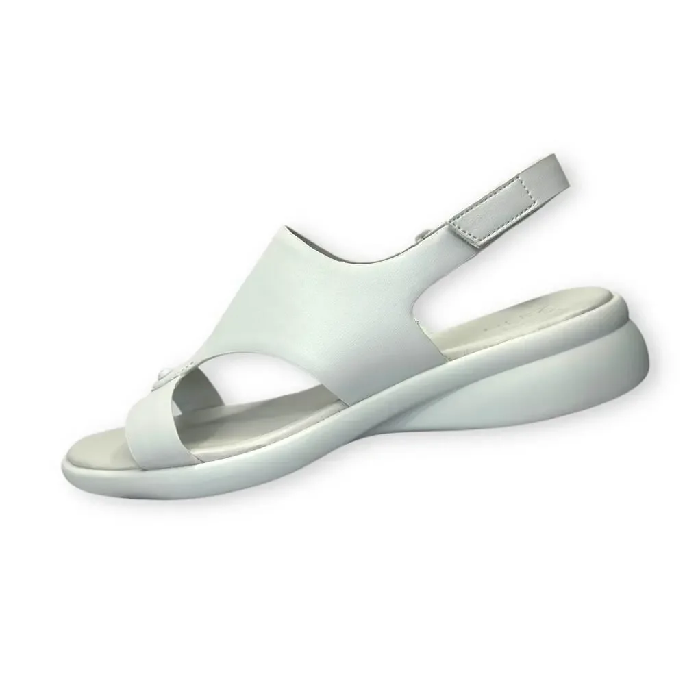 Naturalizer New Women's Lillian Round Toe Slingback Sandals Size 8.5W Mist Grey